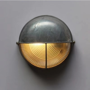 Vanjska LED zidna svjetiljka, vodootporna, američki retro industrijski stil, otporna na hrđu, lijevano aluminijsko kućište sa staklenom žaruljom