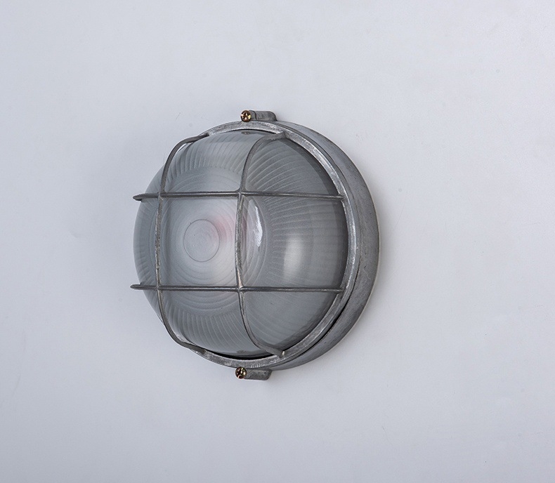 Vanjska LED zidna svjetiljka, vodootporna, američki retro industrijski stil, otporna na hrđu, lijevano aluminijsko kućište sa staklenom žaruljom
