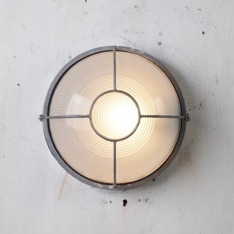 Vanjska LED zidna svjetiljka, vodootporna, američki retro industrijski stil, otporna na hrđu, lijevano aluminijsko kućište sa staklenom žaruljom