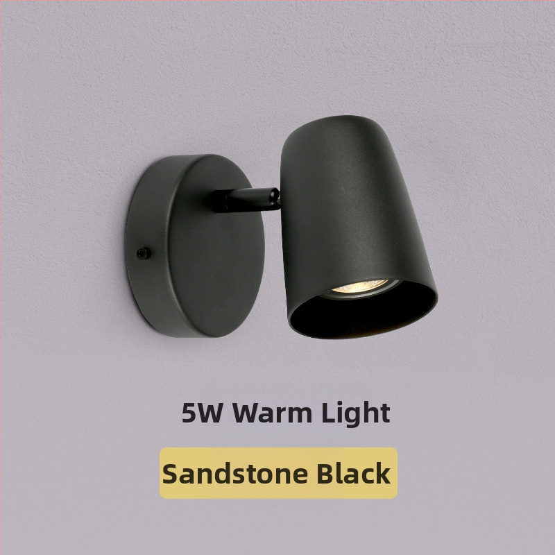 LED lampica za noćni ormarić s pomičnim ramom za čitanje — nordijski stil, moderni minimalistički, zidni
