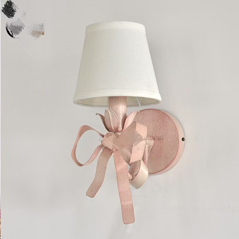 Američki stil luksuzna stenska lampa za dnevni boravak, rasvjeta inspirirana princezom za dječju sobu djevojčice, nordični stil za dječju sobu