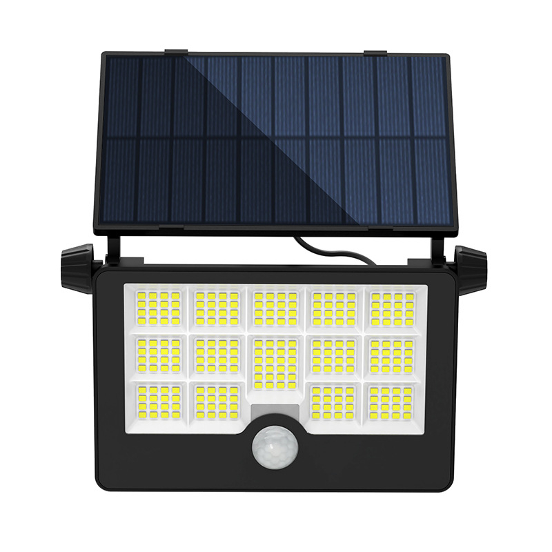 Solarna vanjska vrtna LED svjetiljka sa senzorom, USB punjenje, sklopna zidna svjetiljka