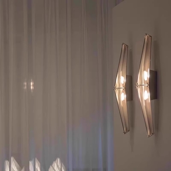 Stenska lampa Chen Xingyu dizajn – modern minimalistički stil, staklena retro svjetiljka za dnevni boravak, spavaću sobu i stubište