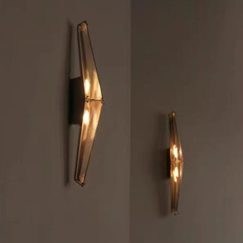 Stenska lampa Chen Xingyu dizajn – modern minimalistički stil, staklena retro svjetiljka za dnevni boravak, spavaću sobu i stubište