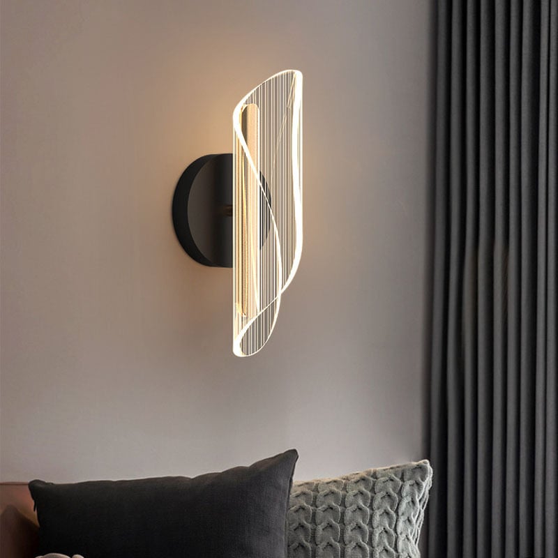 Akrilna LED zidna lampa moderni minimalisticki dizajn za dnevni boravak spavaću sobu hodnik bar i svjetlo za hotelsko stubište