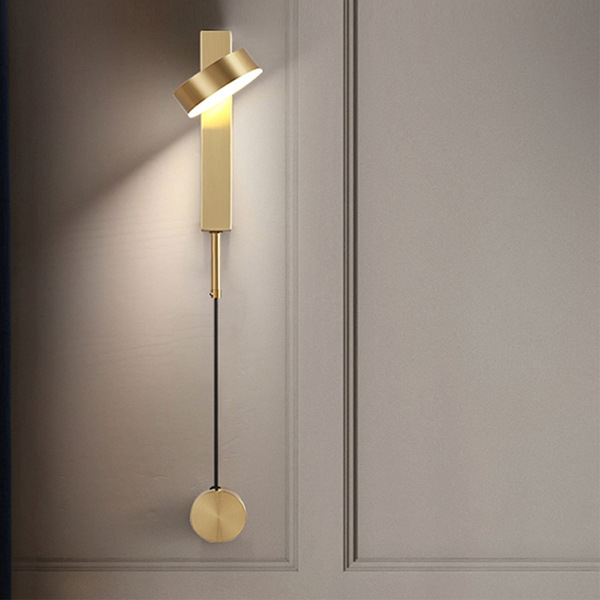 Skandinavska minimalistička moderna zidna lampa, dimmable LED rasvjeta za dnevni boravak, čitanje i spavaću sobu