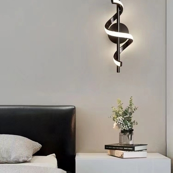 LED unutarnja zidna svjetiljka za pozadinu televizora, moderni minimalistički dizajn, aluminijsko kućište