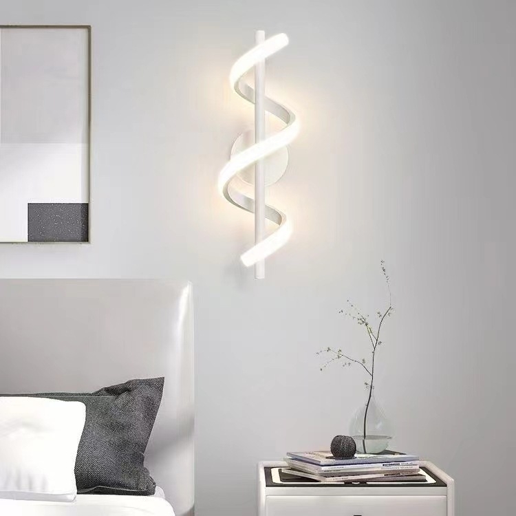 LED unutarnja zidna svjetiljka za pozadinu televizora, moderni minimalistički dizajn, aluminijsko kućište
