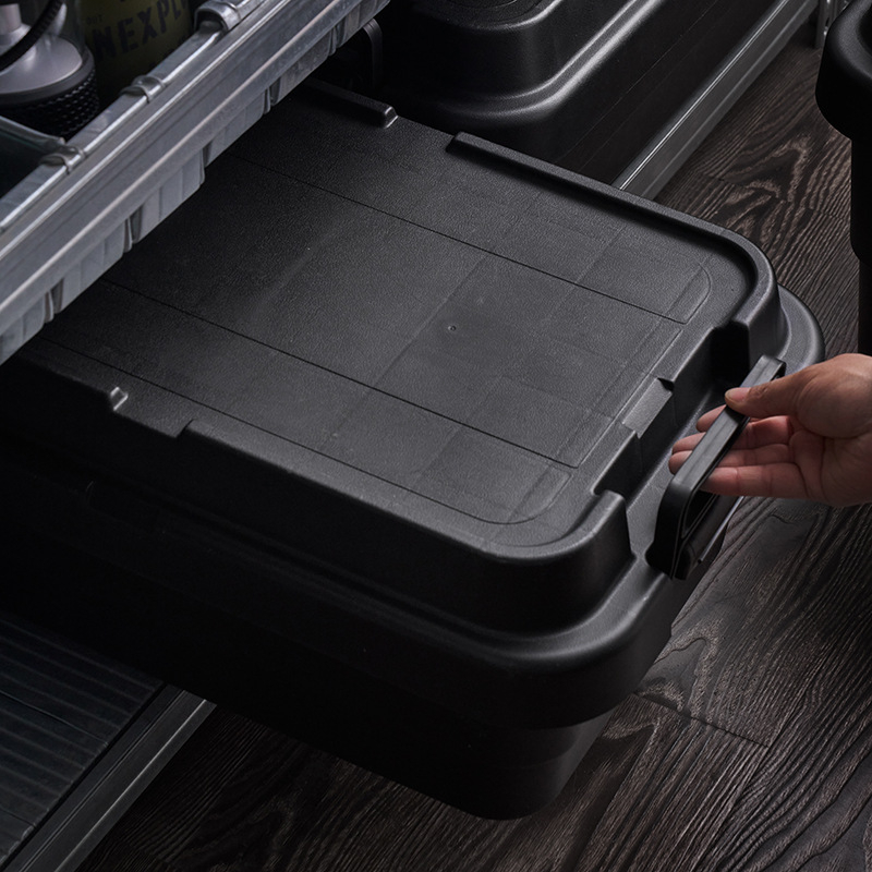 Industrijskog stila čvrsti plastični kombinirani ormarić za kampiranje, vanjsku upotrebu i uporabu u automobilu, kapacitet 22–70 L