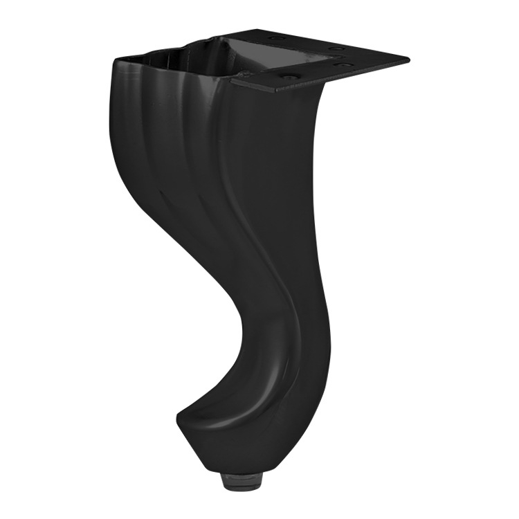 Noga kauča s metalnim hardverom, u obliku ženskog stopala, klasični europski stil, nosivost, visina 14 cm.