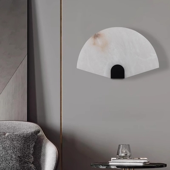 Snowflake Marble LED zidna lampa – minimalistička zidna svjetiljka za dnevni boravak, hodnik i spavaću sobu