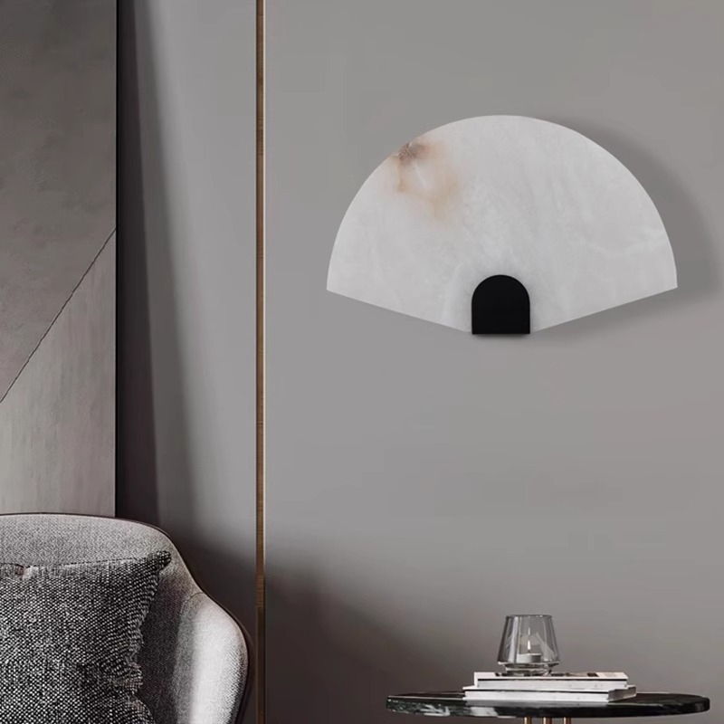 Snowflake Marble LED zidna lampa – minimalistička zidna svjetiljka za dnevni boravak, hodnik i spavaću sobu