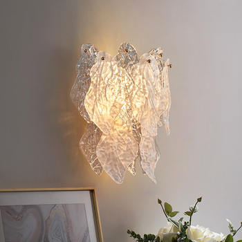 Stenska lampa za spavaću sobu i hodnik, noćna svjetiljka uz krevet, stenska lampa za televizor, unutarnje osvjetljenje u francuskom stilu