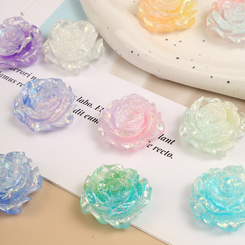 3D Cat-Eye ružičaste DIY perle za ukrase: dodaci za cipele, manikuru, kućište za telefon, naušnice i ogrlicu