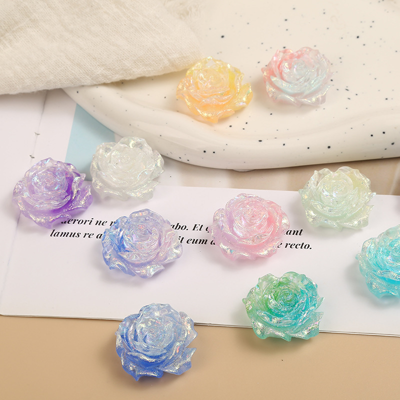 3D Cat-Eye ružičaste DIY perle za ukrase: dodaci za cipele, manikuru, kućište za telefon, naušnice i ogrlicu