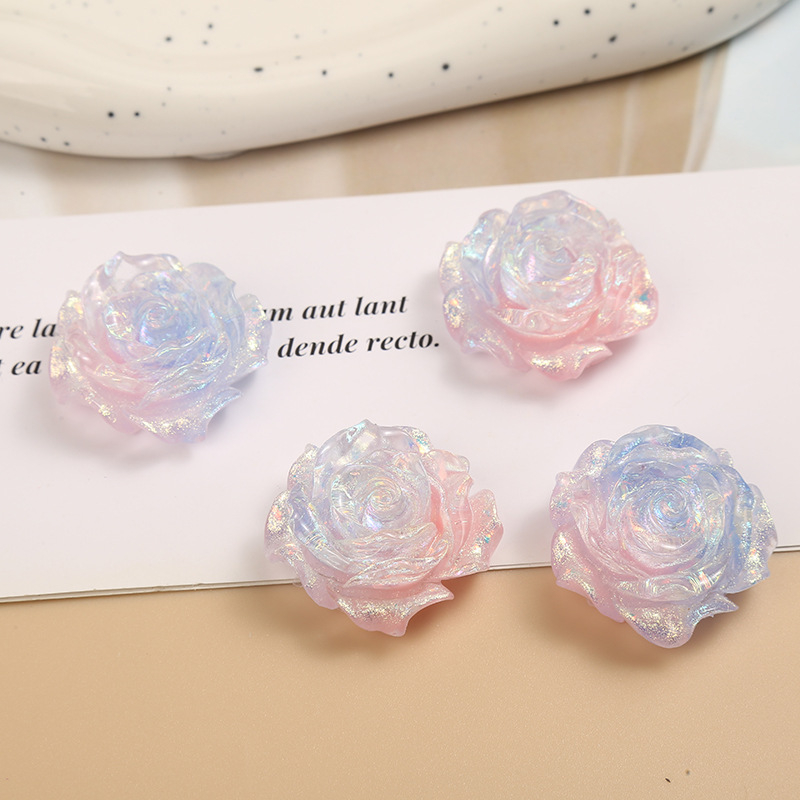 3D Cat-Eye ružičaste DIY perle za ukrase: dodaci za cipele, manikuru, kućište za telefon, naušnice i ogrlicu