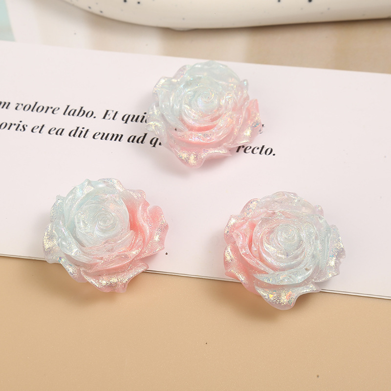 3D Cat-Eye ružičaste DIY perle za ukrase: dodaci za cipele, manikuru, kućište za telefon, naušnice i ogrlicu