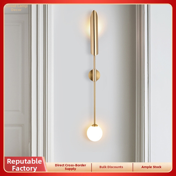 Zidna lampa za spavaću sobu – luksuzna, prilagođena, kreativna, minimalistička LED lampa za pozadinu televizora