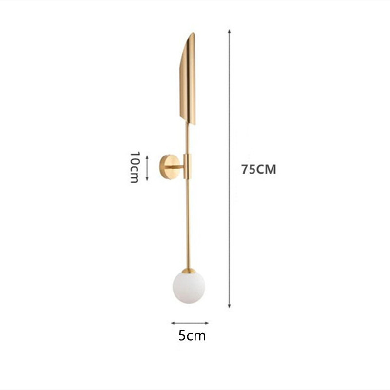 Zidna lampa za spavaću sobu – luksuzna, prilagođena, kreativna, minimalistička LED lampa za pozadinu televizora
