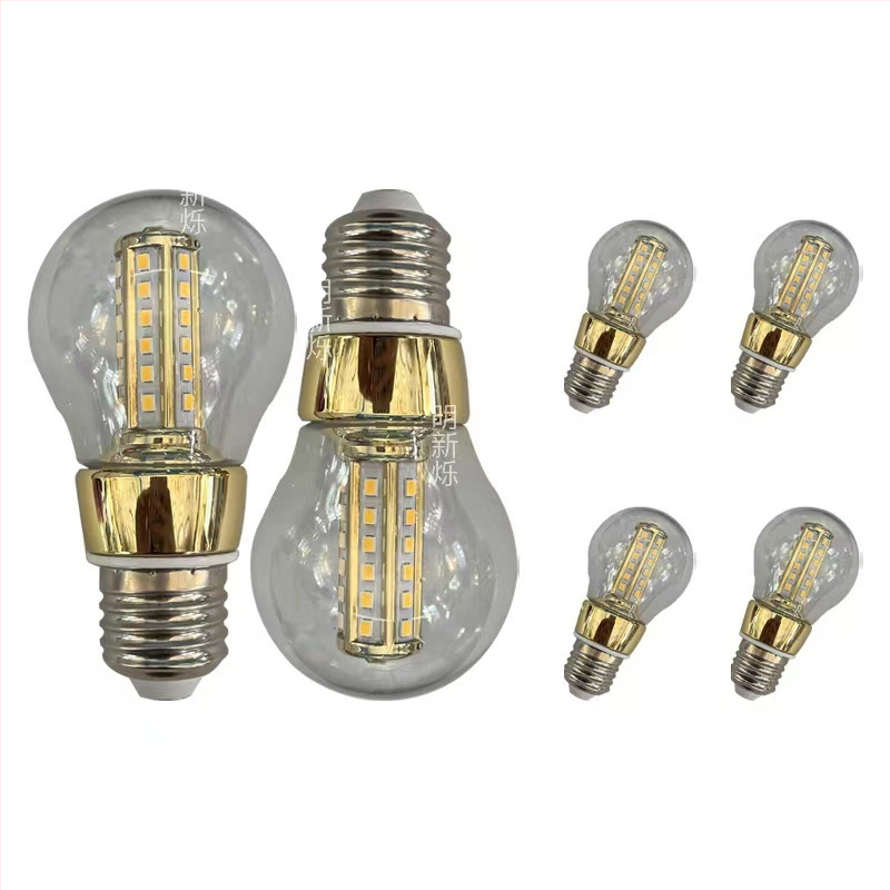 LED kryštálová sviečka svetelný zdroj pre stropné svietidlo s päticami E14/E27, 800 lm, 360° lúč, 2800–6500K, hliníkové telo