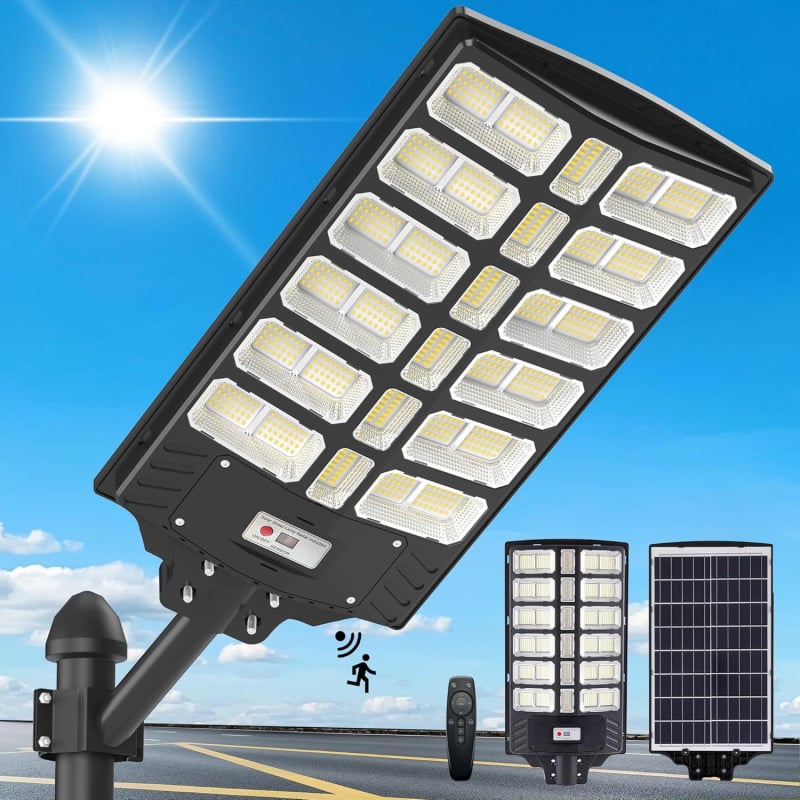 Integrirana solarna vanjska svjetiljka s radar senzorom, visoke snage, vodootporna rasvjeta za ulicu, dvorište i zid