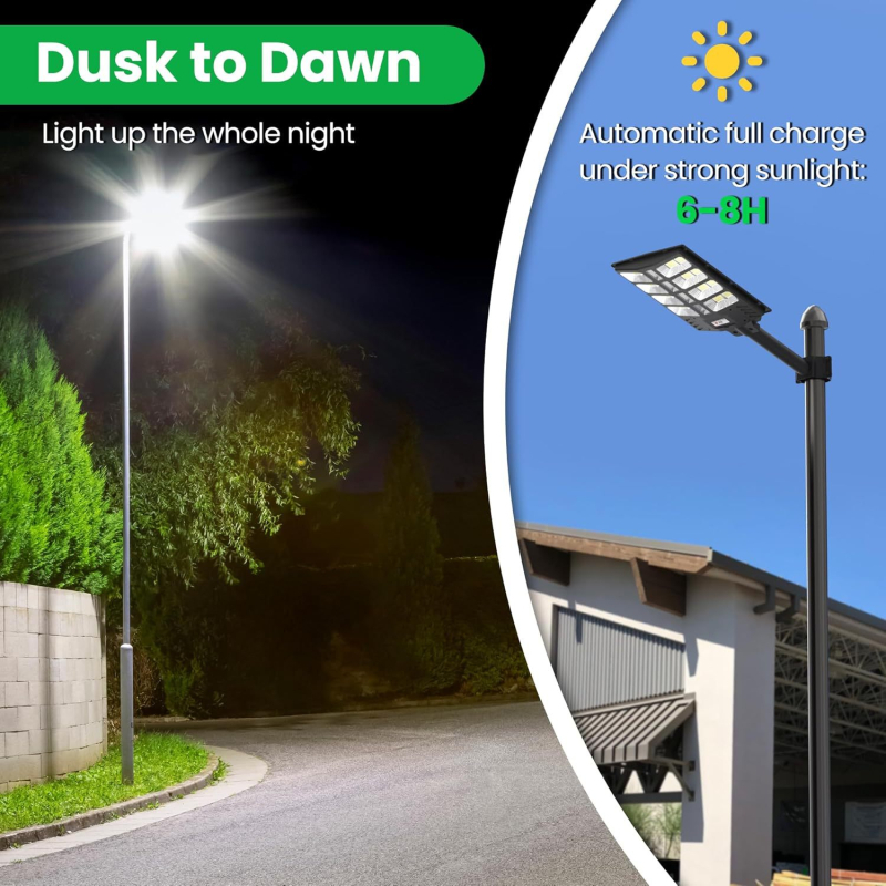 Integrirana solarna vanjska svjetiljka s radar senzorom, visoke snage, vodootporna rasvjeta za ulicu, dvorište i zid