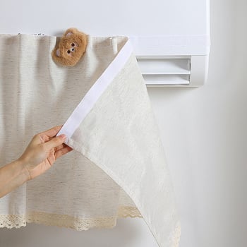 Zavjesa za središnju klimatizaciju, zaštita za bebu, pamuk i lan, bez ugradnje