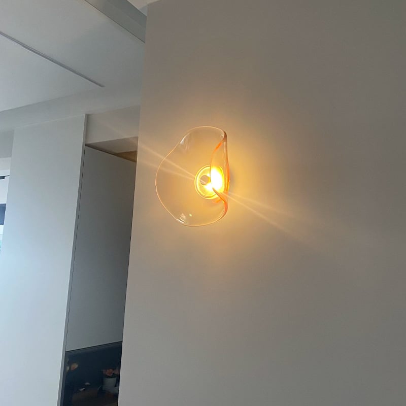 Zidna svjetiljka kružnog oblika, nordijskog modernog dizajna, za spavaću sobu i dnevni boravak, minimalističko LED osvjetljenje