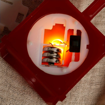 LED mini kamin za kućicu za lutke – dekoracija, noćno svjetlo, ambijentalno osvjetljenje, integrirana baterija