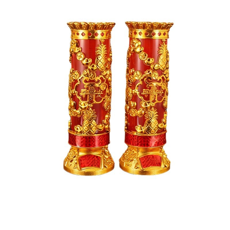 Kristalne svijeće za dom, bezdimne maslane lampe za Buddha ponude, dugotrajne lampe, par za dom i obožavanje Buddhe