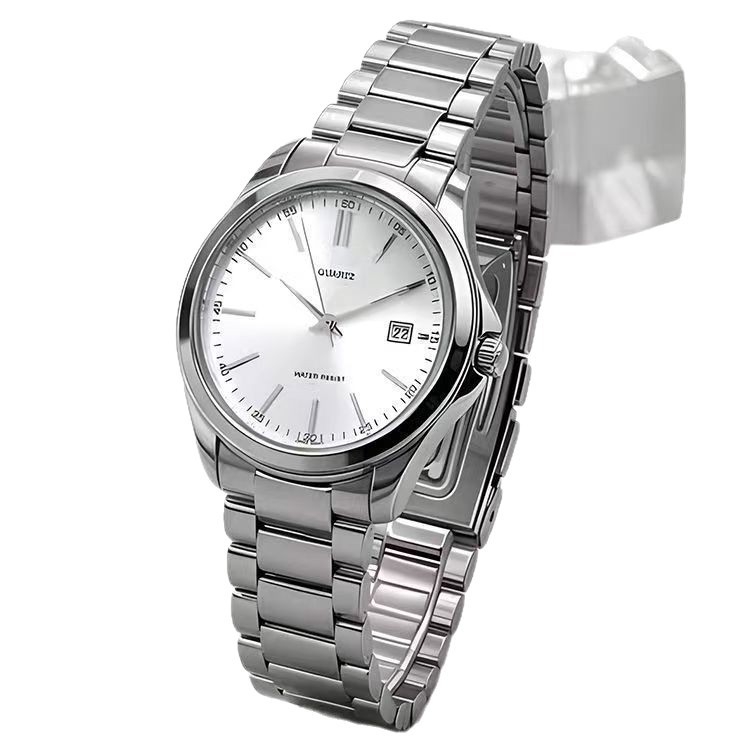 Unisex sat s potpuno automatskim kvarcnim mehanizmom i vječnim kalendarom, brojčanik 40,5 mm, vodootporan do 10 m, gumeni remen, spiralna kruna, kućište od legure, premazano staklo