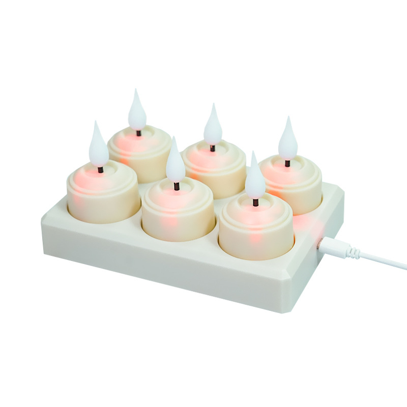 Punjavajuća LED tea light svjetiljka u obliku kapljice vode za božićnu dekoraciju, vjenčanja, rođendane i Halloween