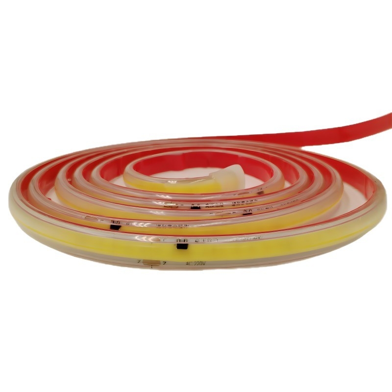 COB LED trak 220V, vodootporna vanjska silikon LED traka za bazen