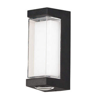 ABS vanjska LED vodootporna Zidna svjetiljka, IP65, 12 LED, 3000K, 120° snop, 85-265V, plastično kućište, 0,5 kg, moderno zidno svjetlo za unutarnju i vanjsku upotrebu