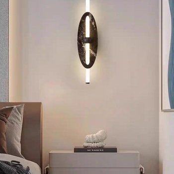 LED zidna svjetiljka, moderni minimalistički stil, za spavaću sobu i dnevnu sobu, zidno osvjetljenje
