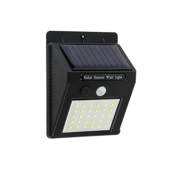 Solarna zidna svjetiljka s detekcijom pokreta, 20 LED, IP66, za dvorište