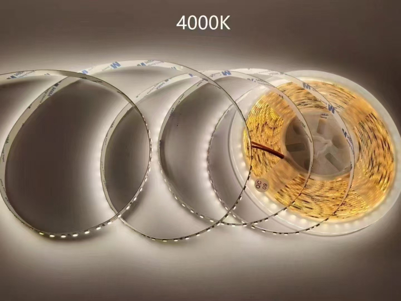 LED linijski LED trak 2835, 120 LED, visoka svjetlina, bez tamnih mrlja, niski pad svjetla, 12V LED trak za ogledalo