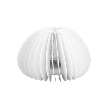 PP tikvasto sjenilo lampe, bijelo, za lustere ili stojeću lampu, retro dizajn