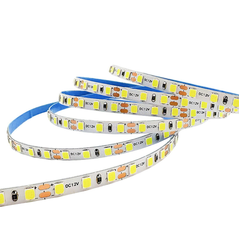 Niskonaponski 5 mm LED trak za vitrine supermarketima, duljina 1,12 m, 120 LED-ova, 12–24 V, 10 W/m, CRI ≥ 80, kut snopa 120°, dimabilan, nije vodootporan, ugrađeno osvjetljenje za kućnu dekoraciju