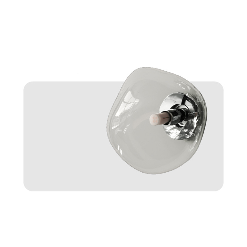 Minimalističko zidno svjetlo s kapljastim staklenim perlama u Bauhaus stilu, za dnevni boravak, spavaću sobu, hodnik ili ulaz.