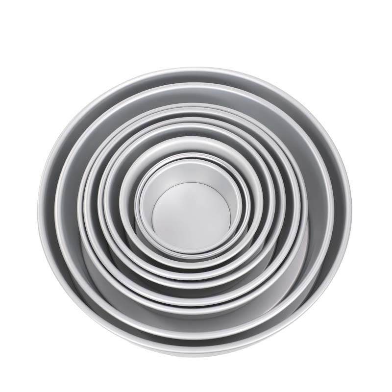 Kružni kalup za tortu s odvojivim dnom, aluminijska legura, za čifon, mousse i pečenje kruha