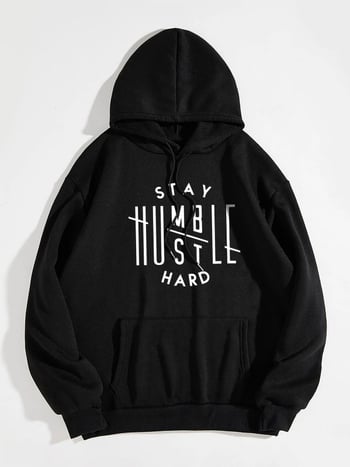 Ženski flis hoodie s kapuljom, jednobojna boja, natpis slovima, džep kengura i vezice