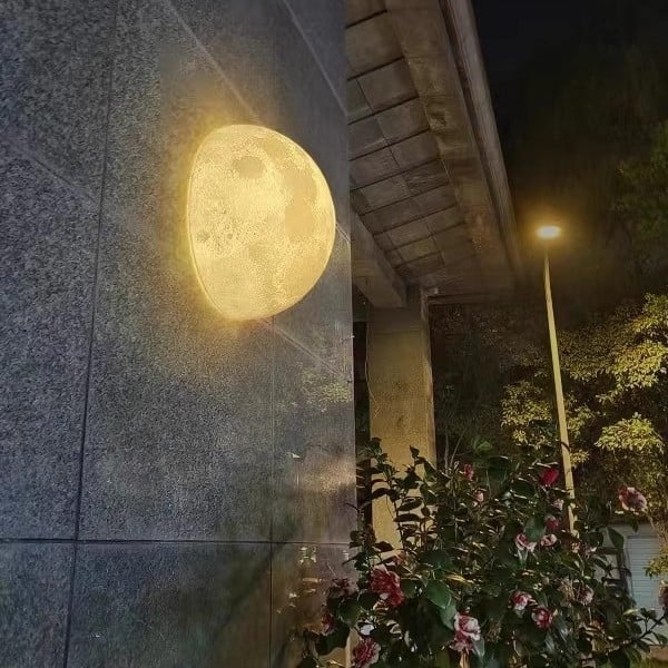 Zidna lampa u obliku polumjeseca, moderni minimalistički dizajn za dnevni boravak, hodnik, balkon i spavaću sobu, 3D ispisana zidna svjetiljka