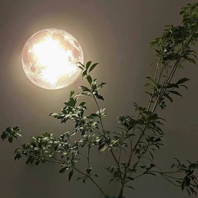 Zidna lampa u obliku polumjeseca, moderni minimalistički dizajn za dnevni boravak, hodnik, balkon i spavaću sobu, 3D ispisana zidna svjetiljka