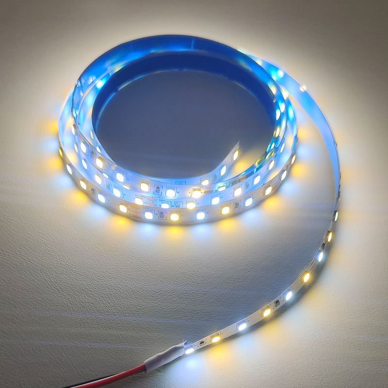 LED traka 12V, 2835, trobojna, 120 LED, širina 8 mm, osvjetljenje za ogledalo za šminkanje i vitrinu