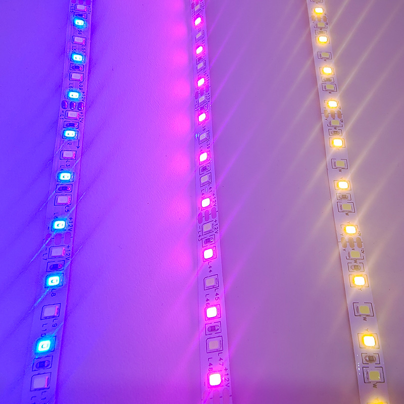LED traka 12V, 2835, trobojna, 120 LED, širina 8 mm, osvjetljenje za ogledalo za šminkanje i vitrinu