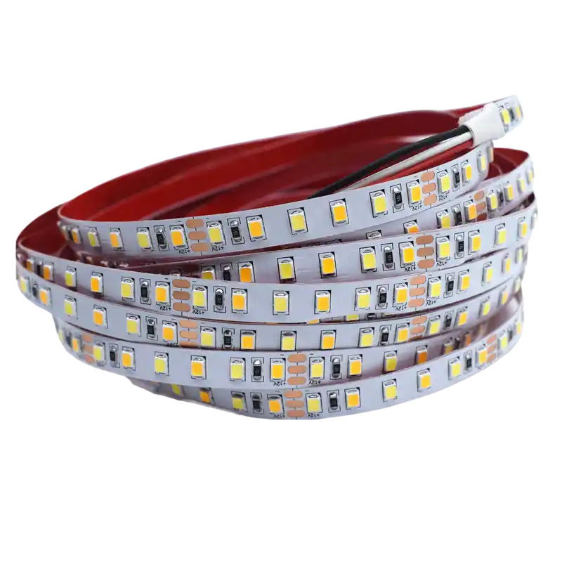 LED trak 24V s dvostrukom temperaturom boje (2835) za spavaću sobu, dnevnu sobu, strop i garderobu – toplo ambijentalno osvjetljenje u tri boje