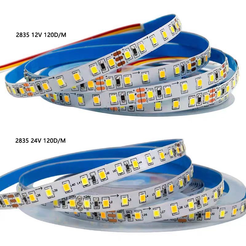 LED trak 24V s dvostrukom temperaturom boje (2835) za spavaću sobu, dnevnu sobu, strop i garderobu – toplo ambijentalno osvjetljenje u tri boje