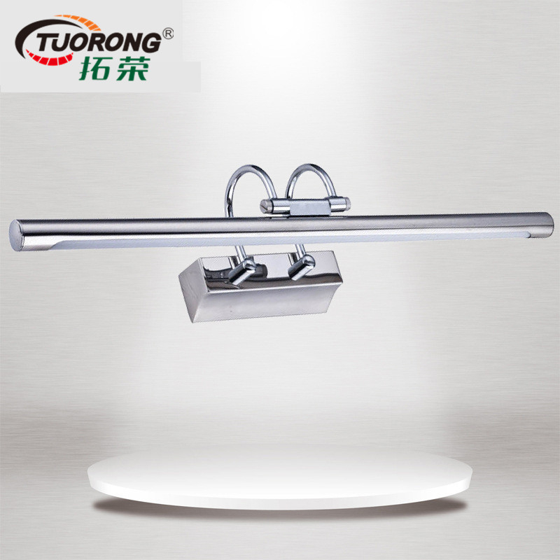 Tuorong LED φωτιστικό καθρέφτη από ανοξείδωτο ατσάλι – μπάνιου, ξενοδοχείων, μοντέρνο μινιμαλιστικό φωτιστικό τοίχου