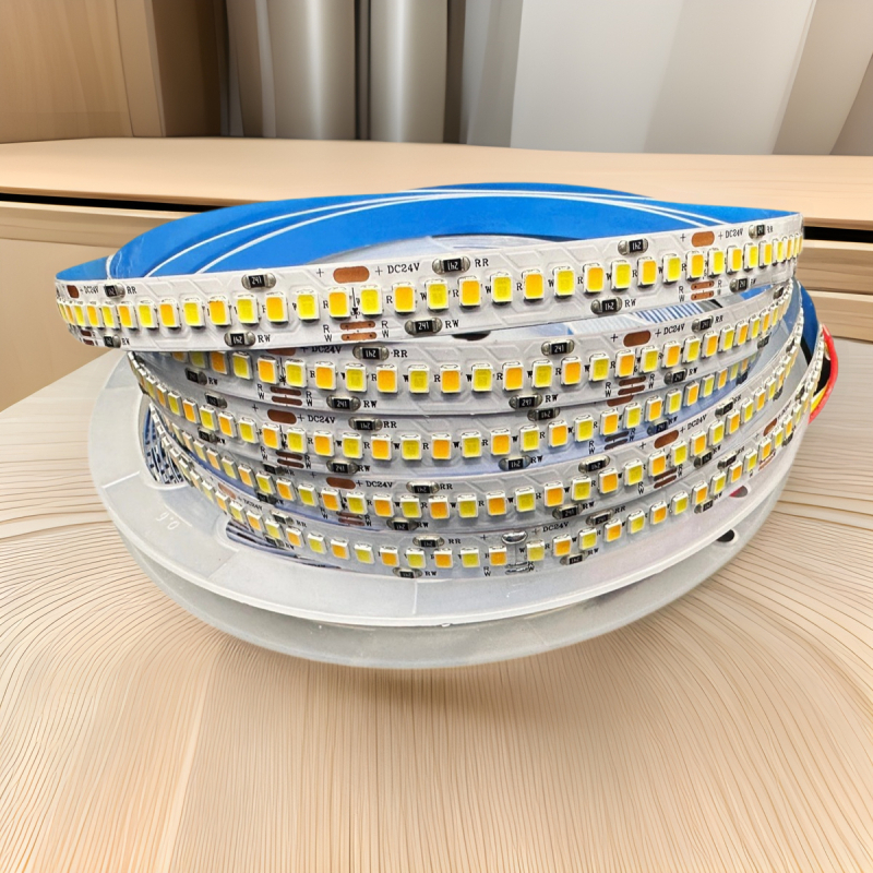 2835 LED trak s dvotemperaturnim rasvjetom, 12V/24V, regulirano atmosfersko osvjetljenje za garderobu i ogledalo za šminkanje